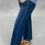 Make Me Wanna Smoke Fringe Waist Ankle Jeans