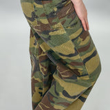 Mess It Up Mid Rise Cropped Relaxed Fit Pants, Camo
