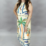 Never Left Me Palm & Mermaid Long Dress