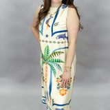 Never Left Me Palm & Mermaid Long Dress