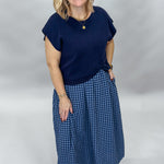 Entro New York Confident dress set, pullover detail