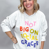 Social Graces Sweatshirt, Grey