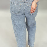 People Change Slouchy Barrel Textured Jeans