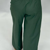 Somebody To Love Wide Leg Drawstring Pants, Green