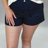 Surfin' USA Polka Dot Shorts, Navy