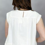 The Secret Of Life Patch Swing Top, Cream
