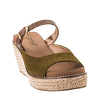 Corkys moss green Treat Yourself wedge, alternate view