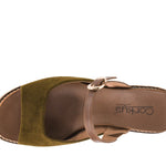 Corkys moss faux suede Treat Yourself wedge, alternate product view