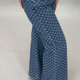 Young Love High Rise Wide Leg Bow Jeans