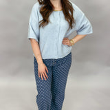 Young Love High Rise Wide Leg Bow Jeans