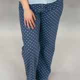 Young Love High Rise Wide Leg Bow Jeans