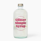 Cocktail Mixer, Glitter Simple Syrup, 16oz