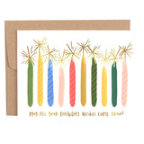 Greeting Card, Candle Birthday