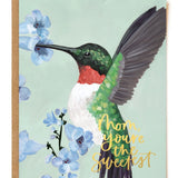 Mother's Day Hummingbird Greeting Card