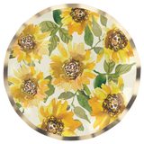 Wavy Salad Plate, Sunflower, 8ct