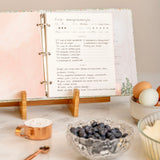 Navy Gingham Petite Recipe Binder