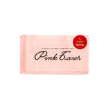 Pink Eraser - Practice Not Perfection napkins with eraser-inspired shape, perfect for back to school celebrations. 24 napkins, 4.25 x 7.75 inches.