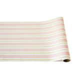 Table Runner, Pink/Gold Awning Stripe, 25'