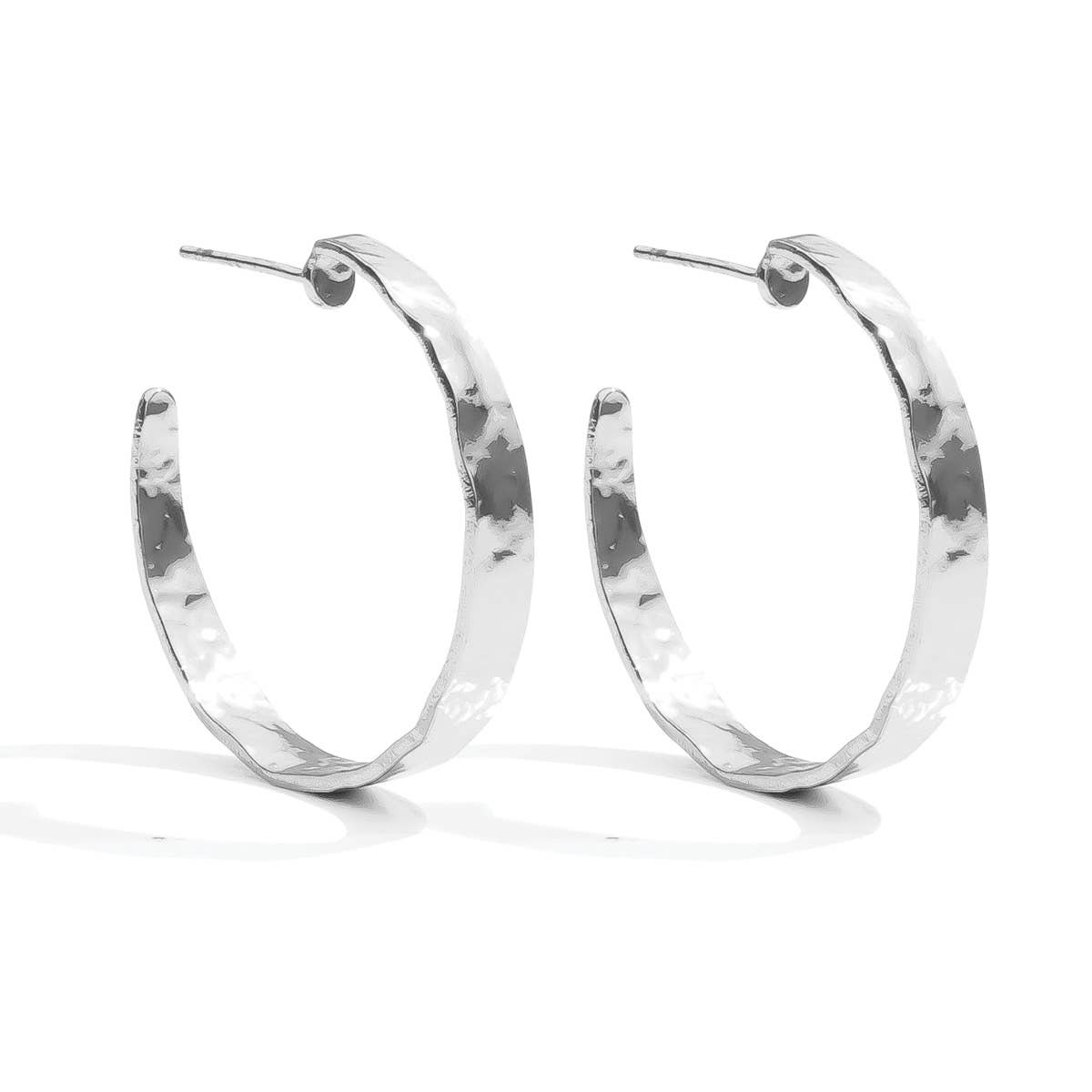 Earrings, Perfectly Gilded Hoops