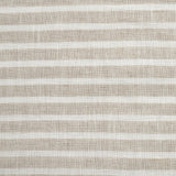 Queen French Flax Linen Stripe Duvet Cover 3pc Set