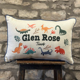 Multi-Dinosaurs Pillow, Glen Rose, Texas