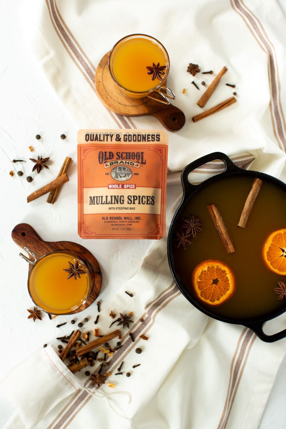 Old School Brand Mulling Spice Packet — vendor product photo