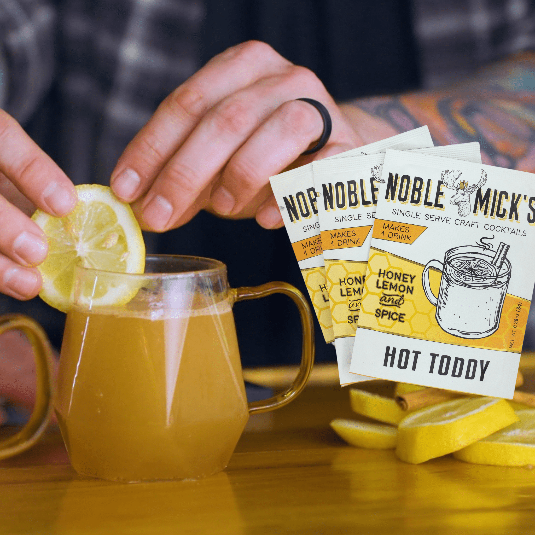NobleMicks Single Serve Hot Toddy Cocktail Mix