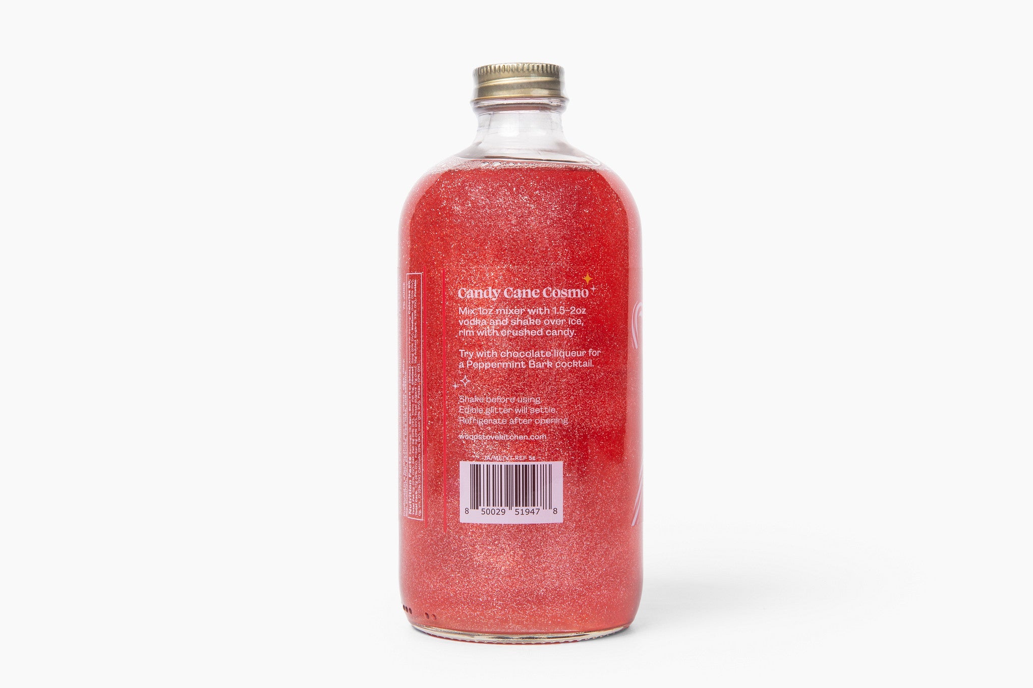 Wood Stove Kitchen Candy Cane Sparkle Cocktail Mixer — alternate vendor product view