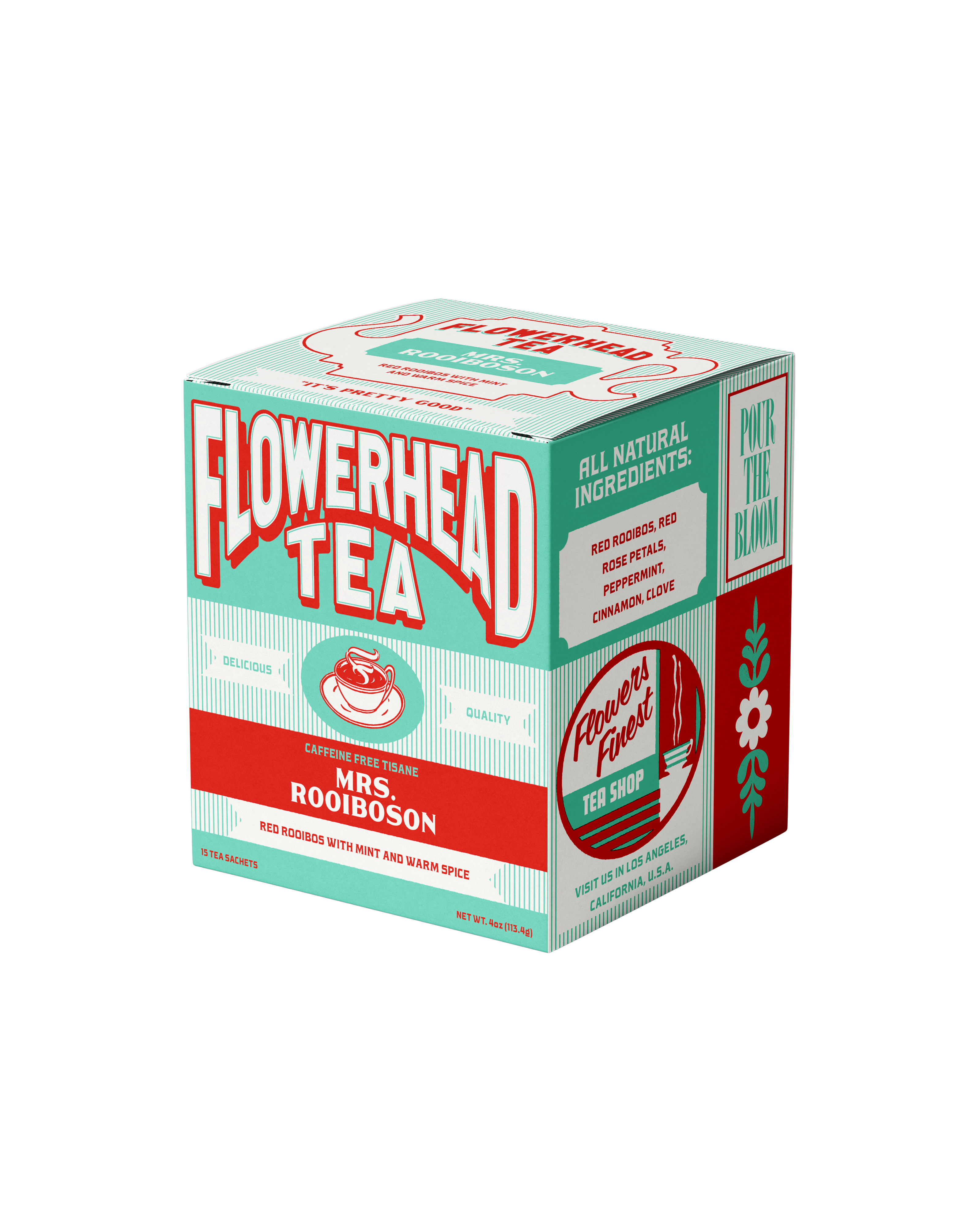 Flowerhead Tea Mrs. Rooiboson Tea Bags — vendor product photo