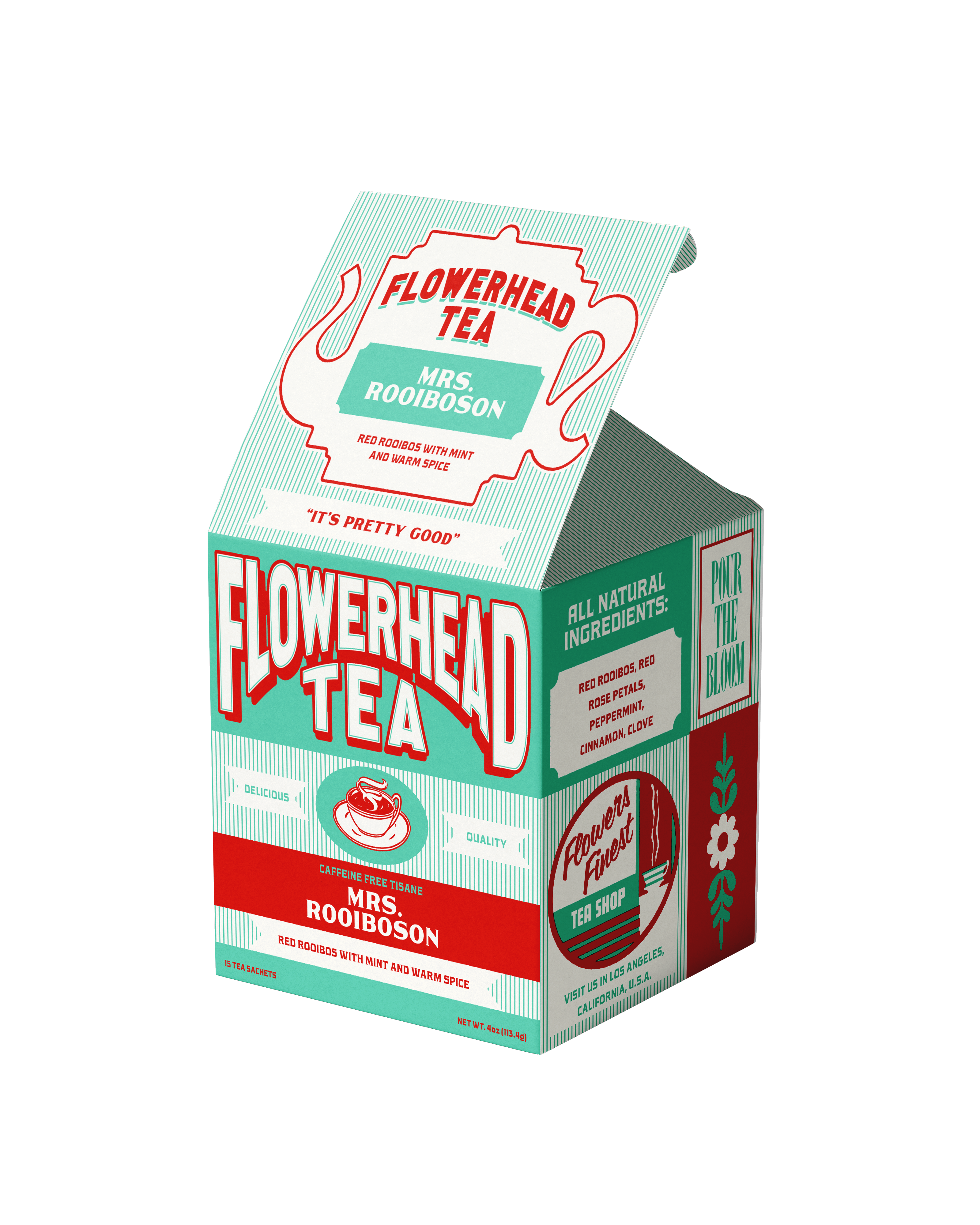 Flowerhead Tea Mrs. Rooiboson Tea Bags — alternate vendor product view