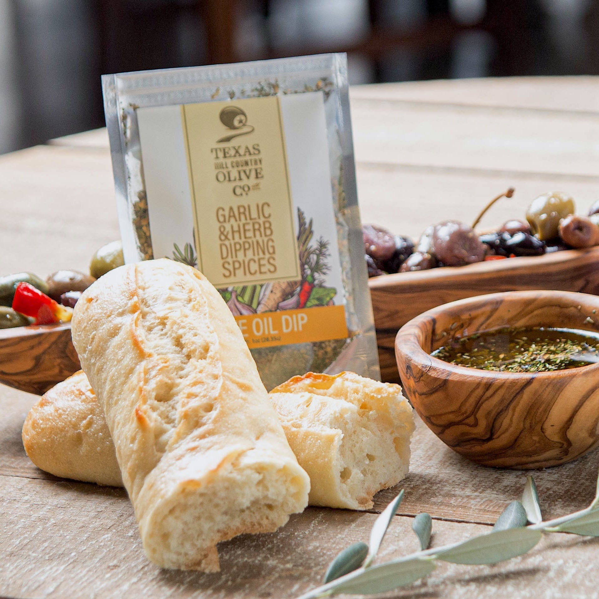 Texas Hill Country Olive Co. Garlic & Herb Dipping Spices