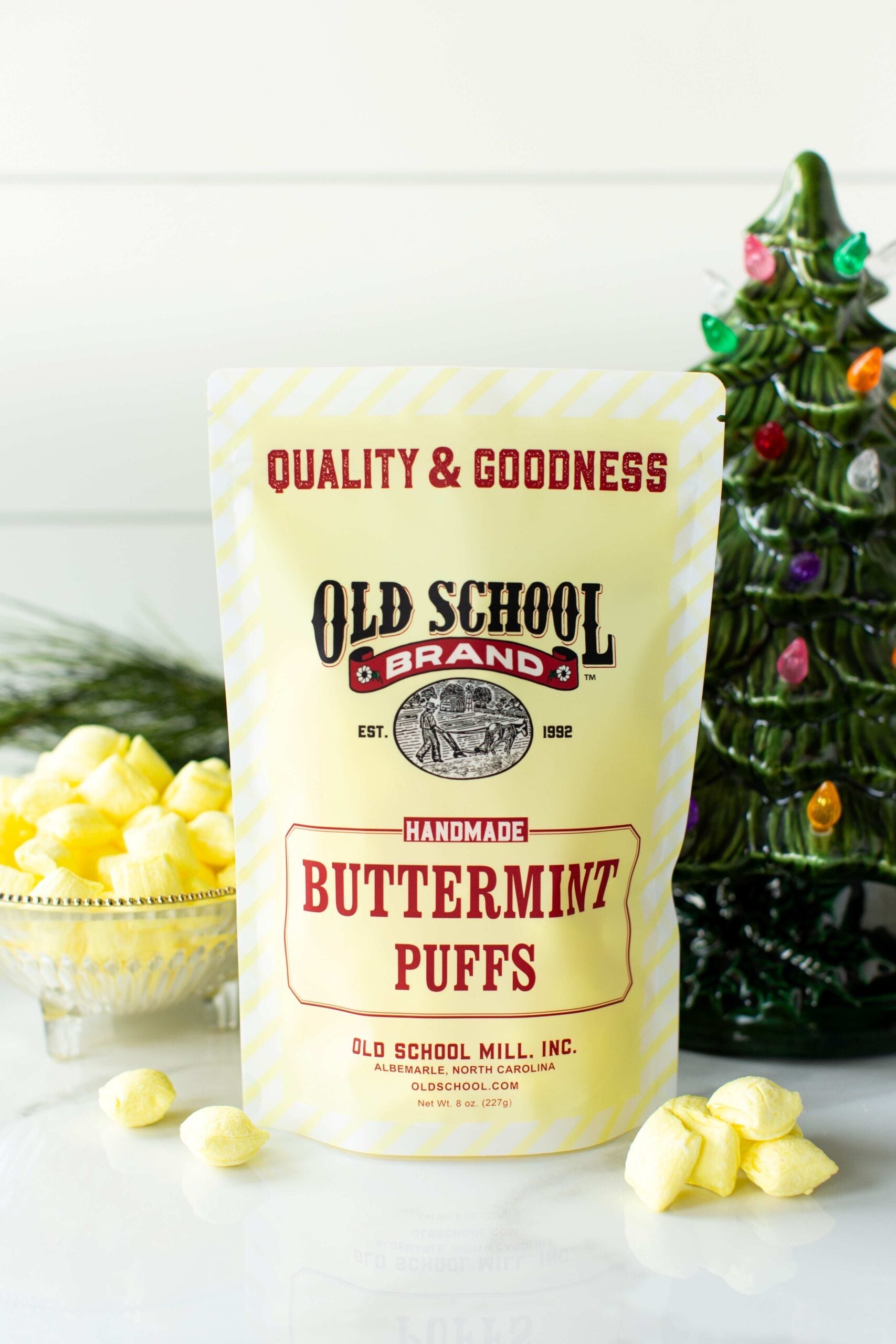 Old School Brand Buttermint Puffs Candies