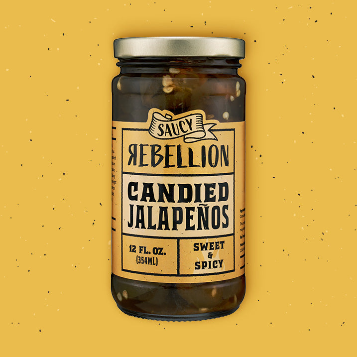 Saucy Rebellion Sweet & Spicy Candied Jalapeños