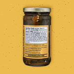 Saucy Rebellion Sweet & Spicy Candied Jalapeños — ingredients and nutrition label
