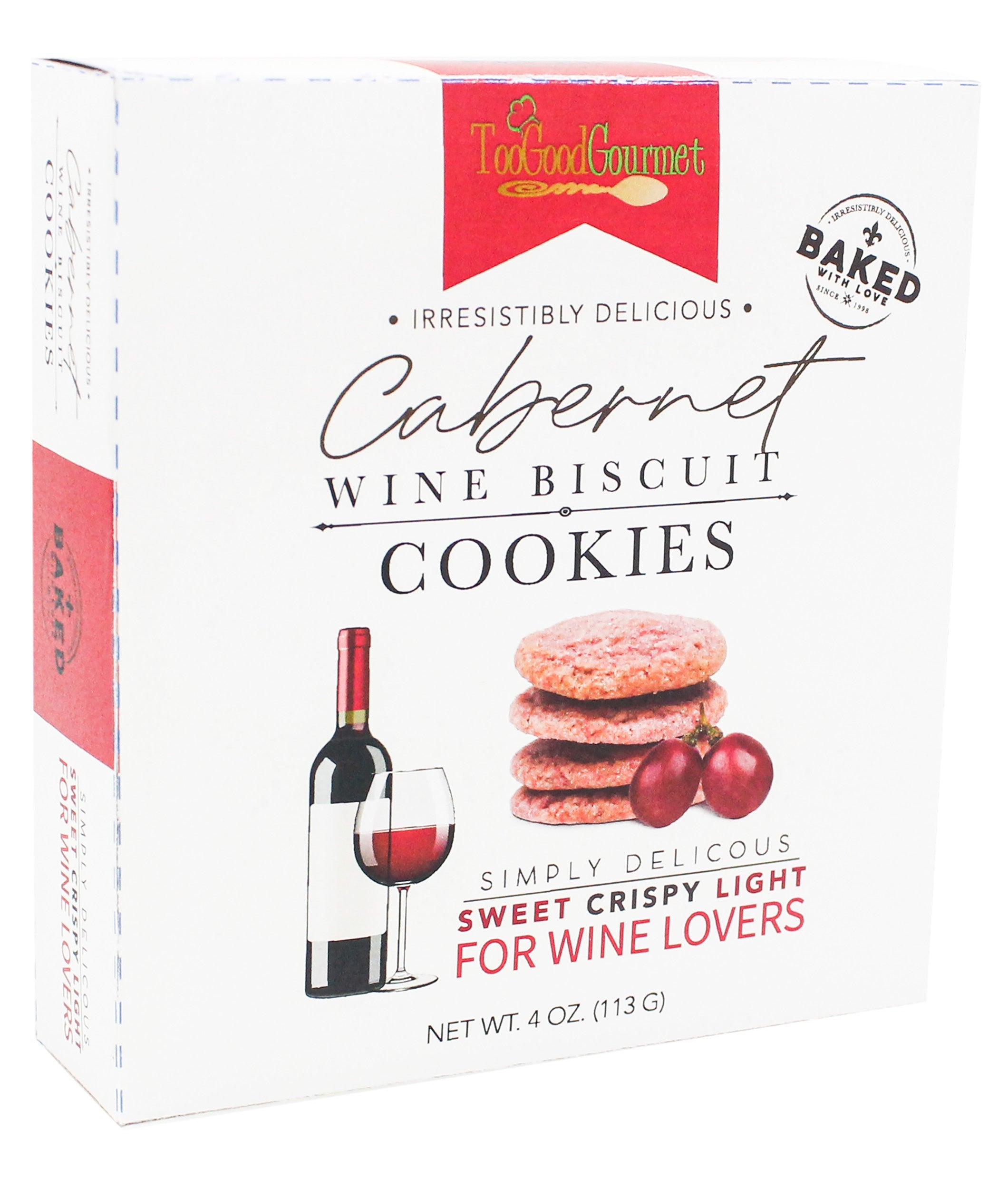 Too Good Gourmet Cabernet Wine Biscuit Cookies
