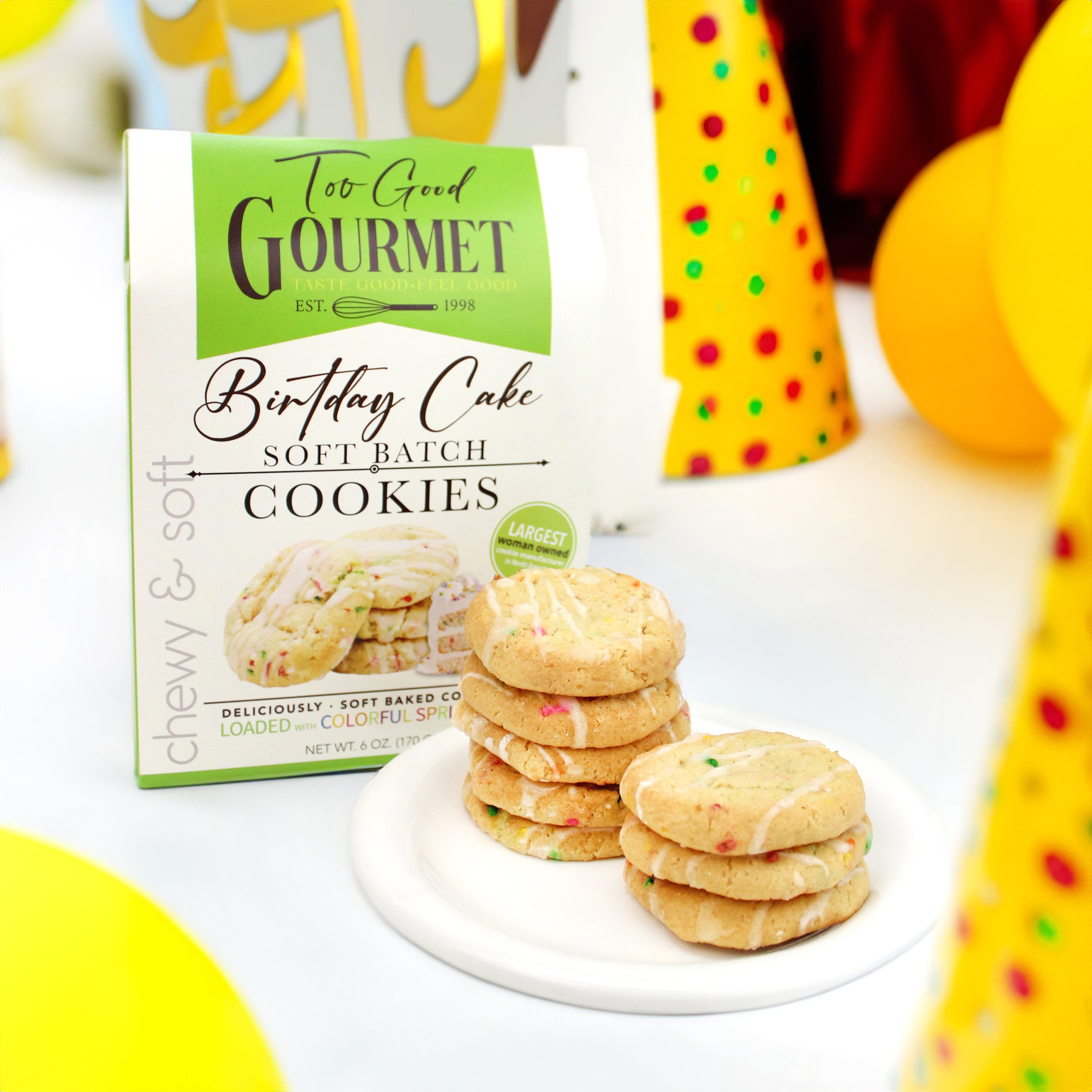 Too Good Gourmet Birthday Cake Soft Batch Cookies