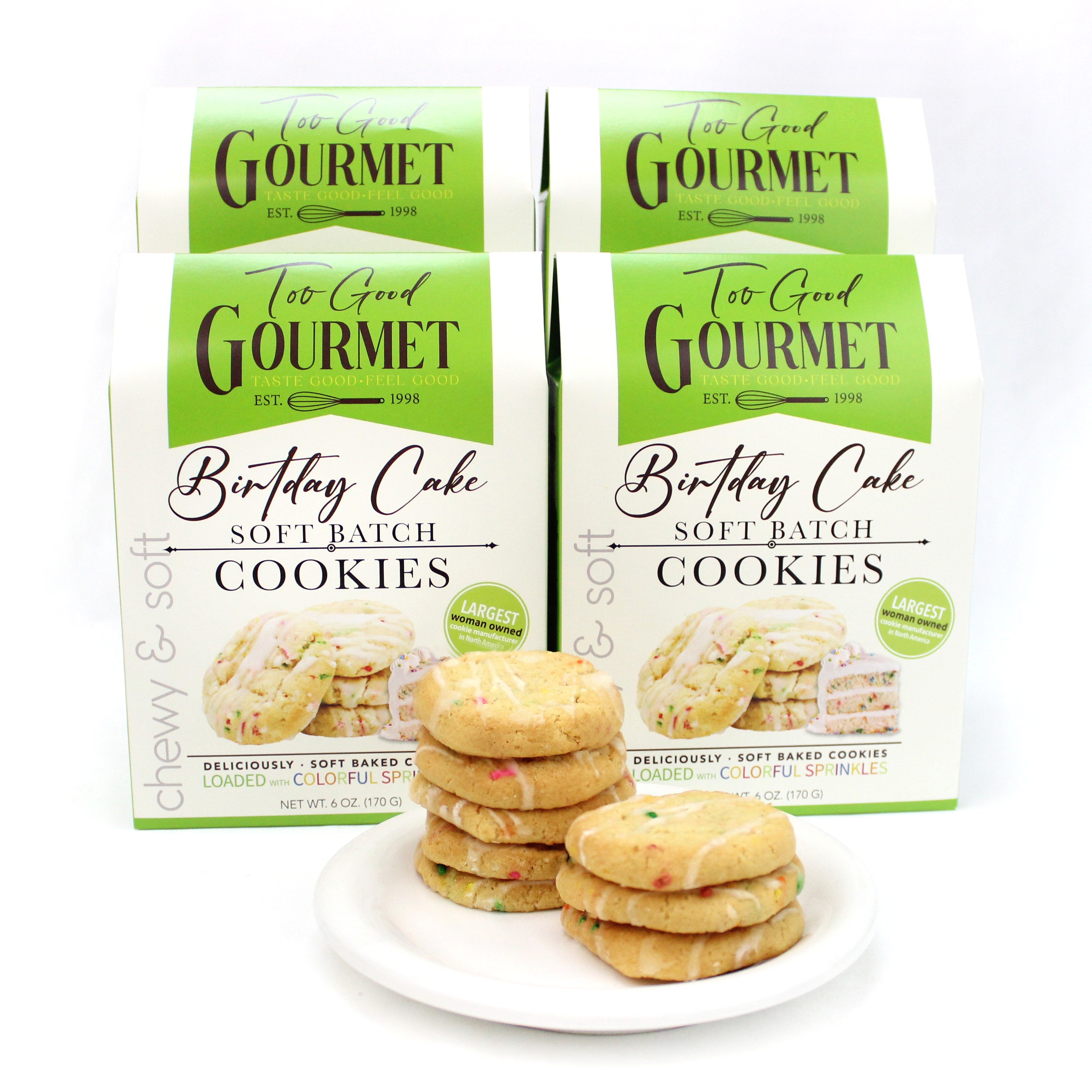 Too Good Gourmet Birthday Cake Soft Batch Cookies