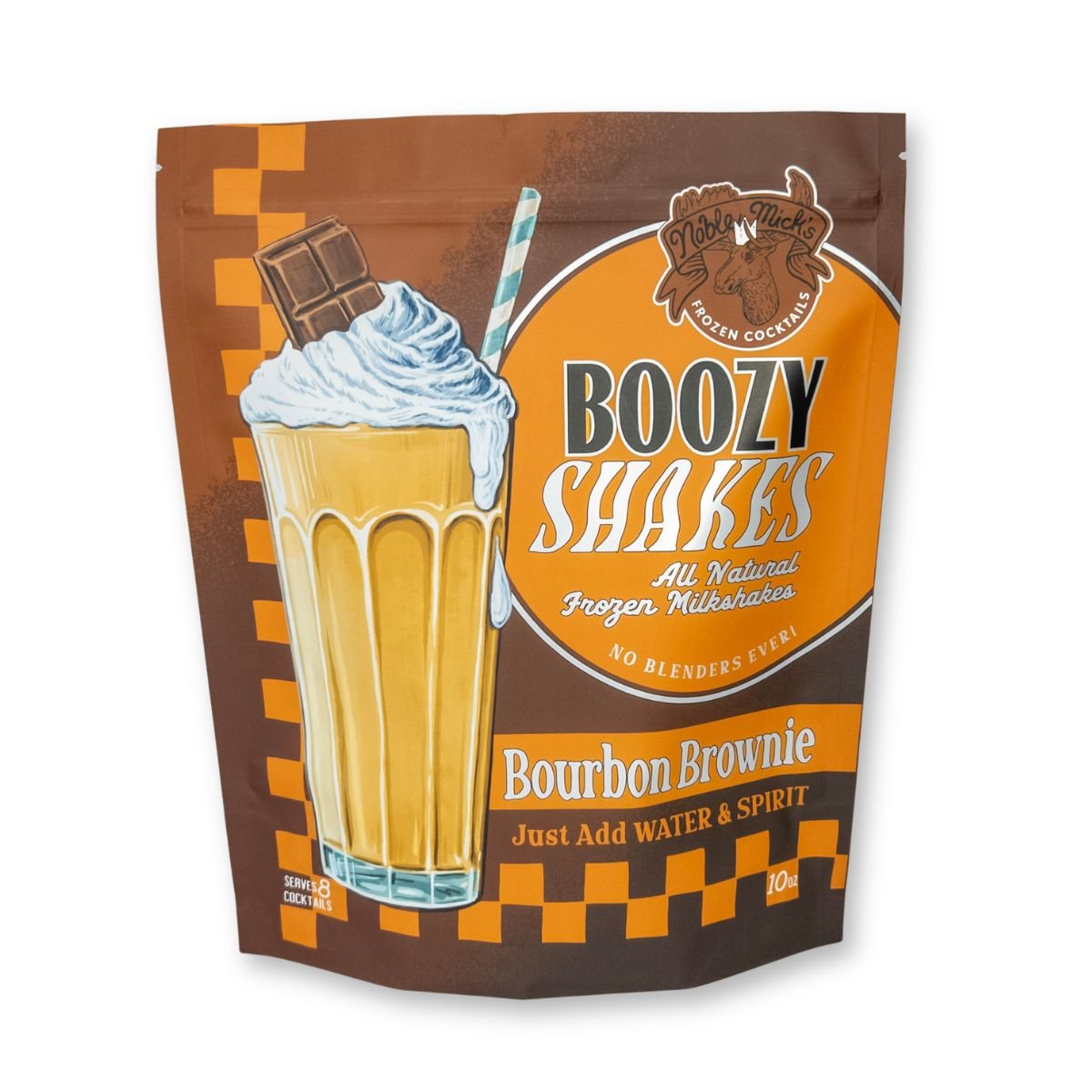 NobleMicks Bourbon Brownie Boozy Milkshake Mix