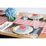 Table Runner, Red Checked, 25'
