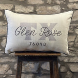 Neutral Tones Script Pillow, Glen Rose, TX 76043
