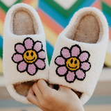 Daisy Happy Face Slippers